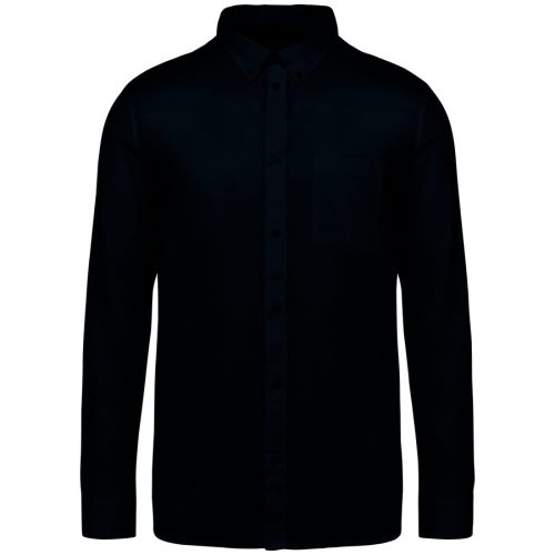 Herrenhemd aus Lyocell NS513 – Spasso in Washed Dark Navy