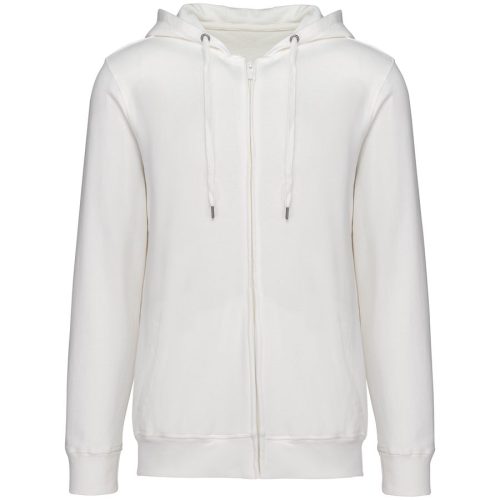 Unisex-Kapuzensweatshirt aus French Terry mit Reißverschluss NS417 – Native Spirit in Washed Ivory