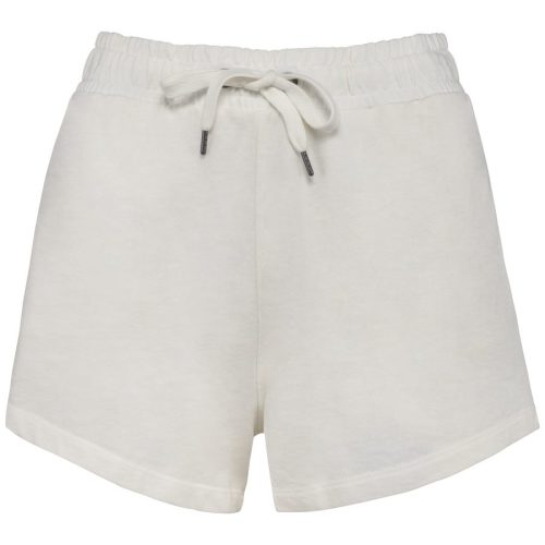 Damenshorts aus French Terry NS715 – Native Spirit in Washed Ivory