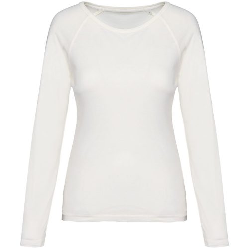 Raglan-Langarmshirt für Damen NS339 – Native Spirit in Washed Ivory