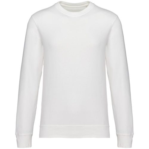 Unisex Sweatshirt mit Rundhalsausschnitt aus French Terry NS414 – Native Spirit in Washed Ivory
