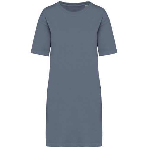 T-Shirt Dress – Native Spirit in Washed Mineral Grey