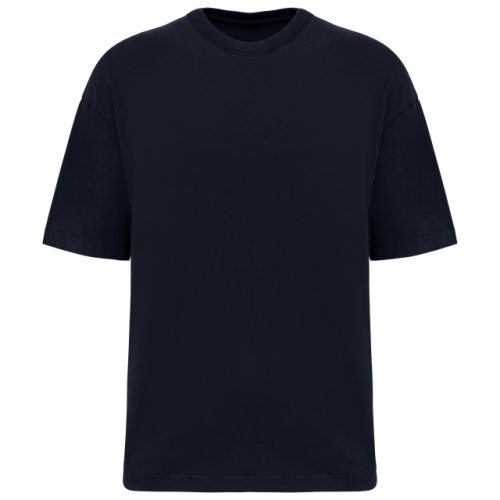 Men's Washed Effect Oversized T-Shirt – Native Spirit in Washed Navy Blue