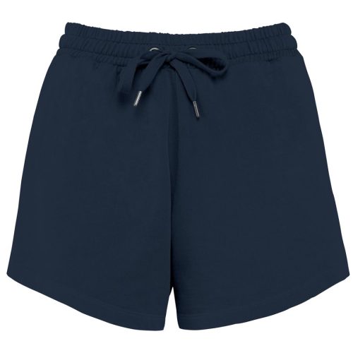 Damenshorts aus French Terry NS715 – Native Spirit in Washed Navy Blue