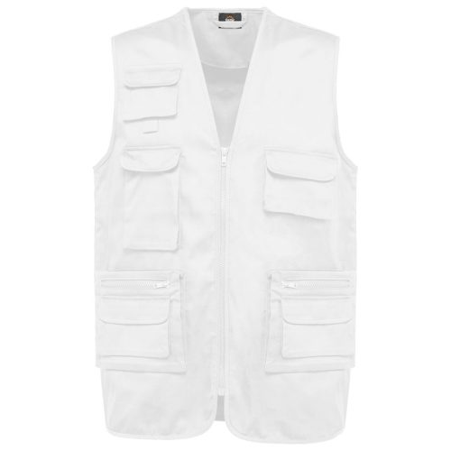 Gefütterte Unisex-Weste aus  Baumwollpolyester WK609 – WK in White