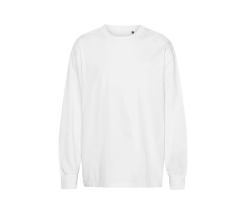 Tiger Cotton Oversized Ls T-Shirt T60050 – Tiger in White