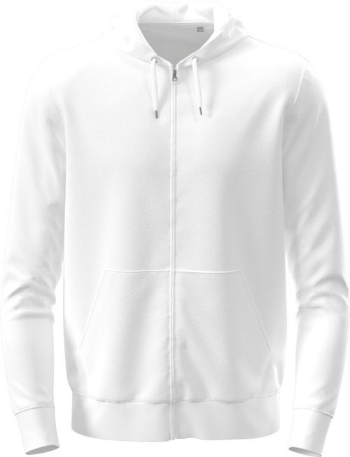Kapuzen Sweatjacke "Classic" Classic Zip Hoodie – Stedman in White