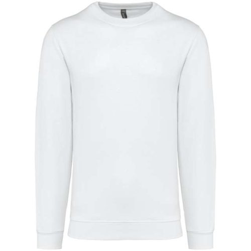 Crew Neck Sweatshirt – Kariban in White