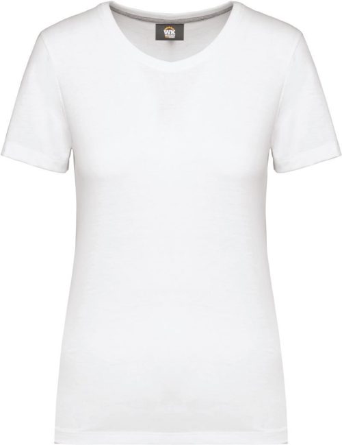 Damen Workwear T-Shirt WK 307 – WK in White
