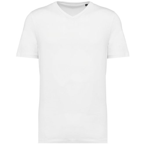 Supima® Herren-T-Shirt mit V-Ausschnitt und kurzen Ärmeln PK304 – Kariban Premium in White