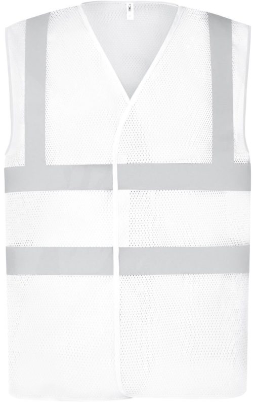 Hi-Vis Mesh Warnweste HVW 120 – Yoko in White