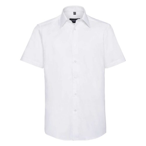 Tailliertes Oxford Hemd -⁠ Kurzarm 0R923M0 – Russell in White