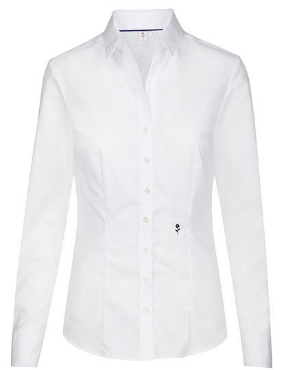 Women´s Blouse Slim Fit Long Sleeve – Seidensticker in White