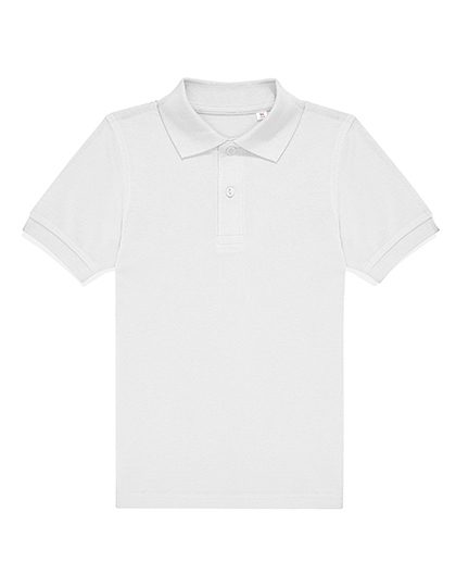 Kids My Polo 180 – B&C BE INSPIRED in White