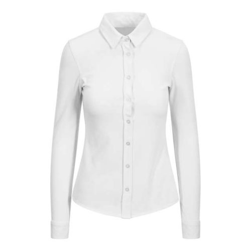 Anna Knitted Shirt – So Denim in White