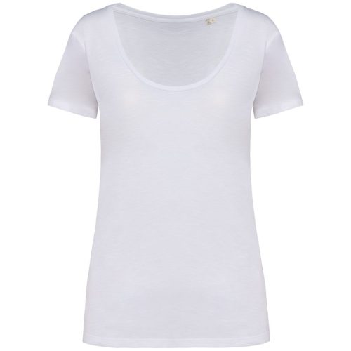Damen-Slub-T-Shirt NS329 – Native Spirit in White