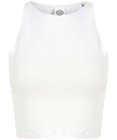 Women's Cropped Top – SF Clothing in White