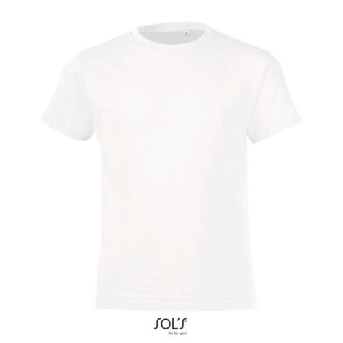 Sol's Regent Fit Kids' - Round Neck T-Shirt – SOL'S in White