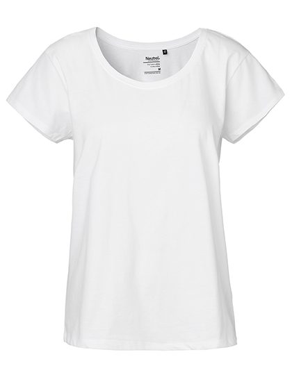 Ladies´ Loose Fit T-Shirt – Neutral in White