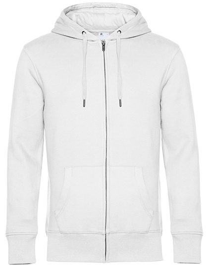 KING Zipped Hood Jacket_° – B&C BE INSPIRED in White