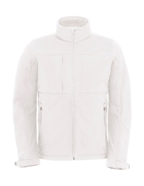 Hooded Softshell/men JM950 – B&C Outerwear in White