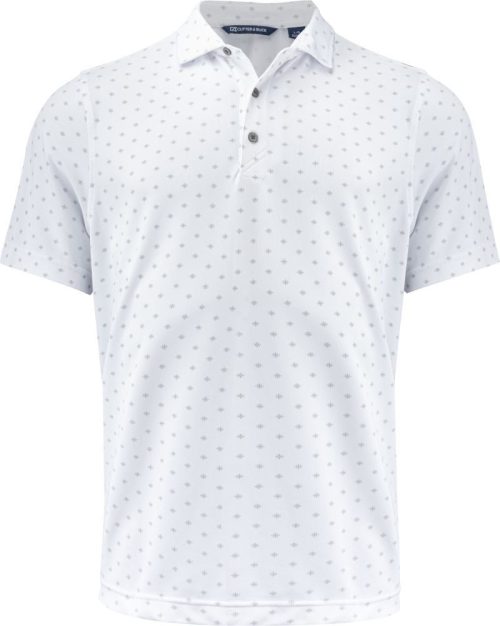 Herren Funktions Polo "Printed" Virtue Polo Printed Men – Cutter & Buck in White