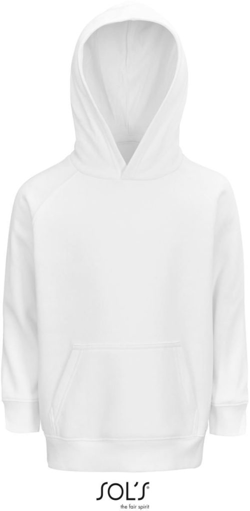 Kinder Bio Raglan Kapuzen Sweater Stellar Kids – SOL'S in White