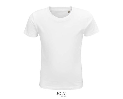 Sol's Crusader Kids' - Round-Neck Fitted Jersey T-Shirt – SOL'S in White