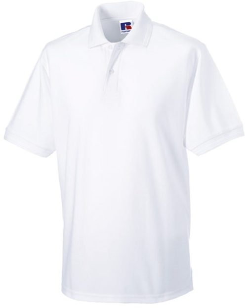 Heavy Duty Polycotton Polo R-599M-0 – Russell in White