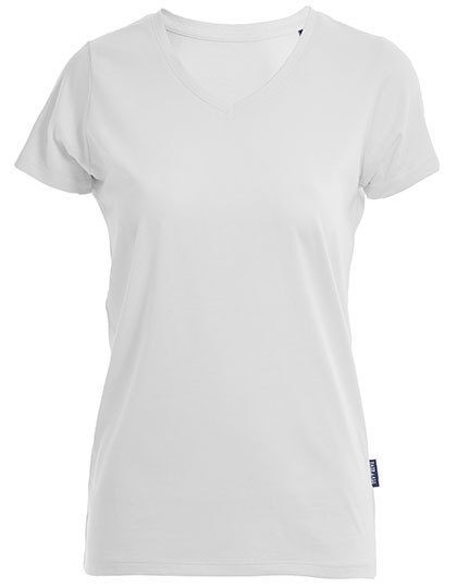 Women´s Luxury V-Neck Tees – HRM in White