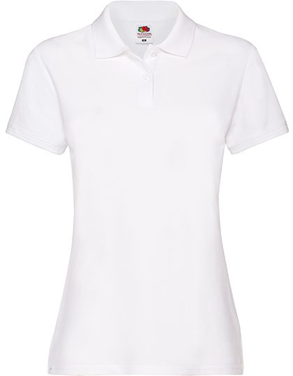 Ladies´ Premium Polo – Fruit of the Loom in White