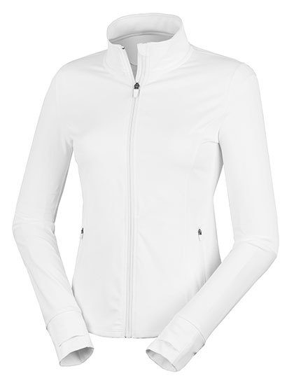 Recycled Womens Fitness Jacket – Result Recycled in White