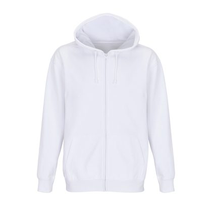 Unisex Full-Zip Hoodie Carter – SOL´S in White