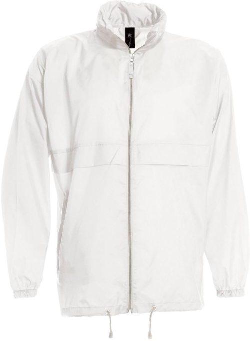 Ungefütterter Windbreaker Sirocco – B&C in White