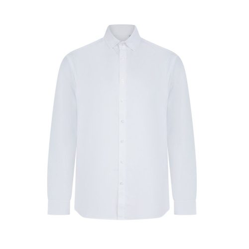 Men´s Long Sleeved ´Cotton Feel´ Coolplus® Shirt – Henbury in White