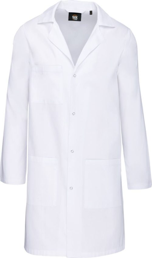 Unisex Arbeitsmantel WK 828 – Kariban in White