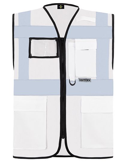 Executive Multifunctional Safety Vest Berlin – Korntex in White
