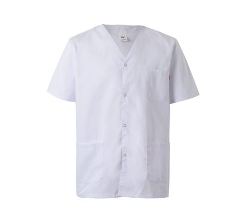 Short Sleeves Jacket With Press Stud 535201 – Velilla in White