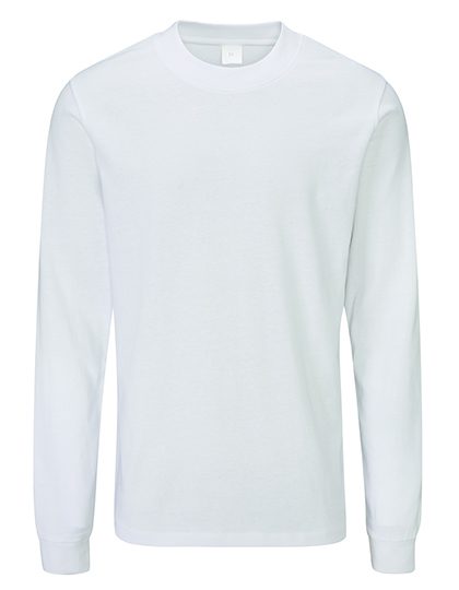 Essential Heavy Long Sleeve T – Mantis in White