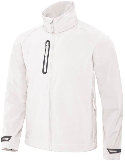 Herren 3-Lagen Softshell Jacke X-Lite Softshell /men – B&C in White
