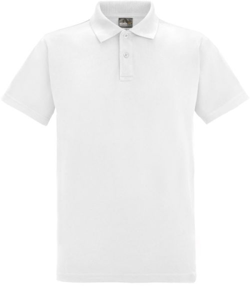 Schweres Unisex Piqué Polo TRS 101 – Regatta in White
