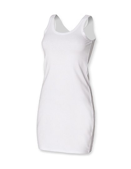 Women´s Stretch Vest Dress – SF Clothing in White