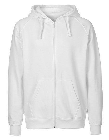 Unisex Tiger Cotton Hoodie With Zipper – Tiger Cotton by Neutral in White