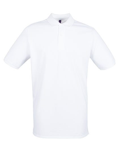 Men´s Micro-Fine Piqué Polo Shirt – Henbury in White