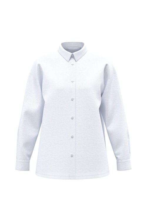 Ladies' Oversize Linen Shirt – Spasso in White