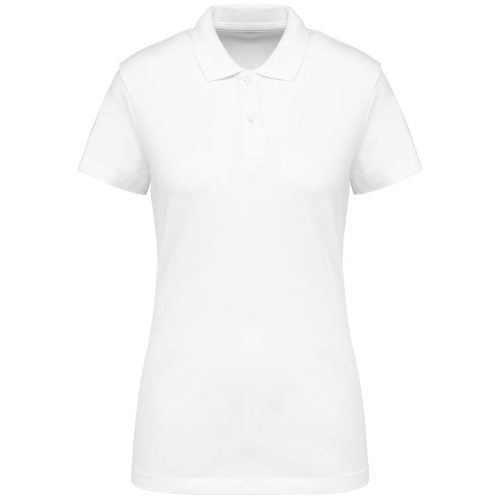 Supima® Damen-Polohemd mit kurzen Ärmeln PK201 – Kariban Premium in White