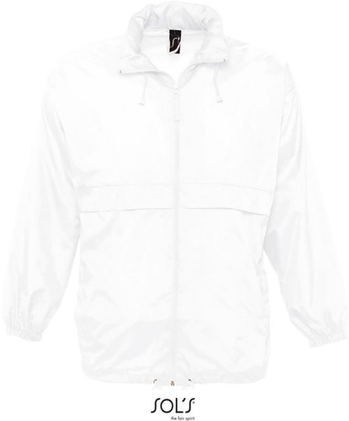 Unisex Windbreaker Surf – SOL'S in White