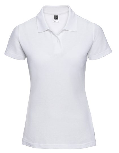 Ladies' Classic Polycotton Polo – Russell Athletic in White