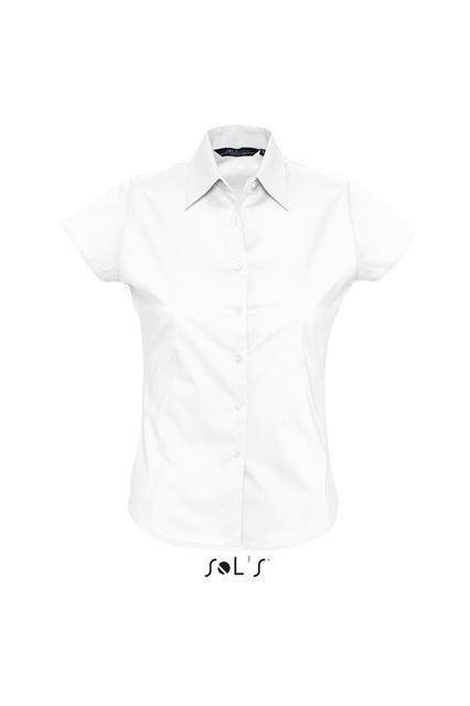 Sol's Excess - Short Sleeve Stretch Women's Shirt – SOL'S in White