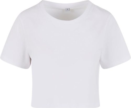 Schweres Damen Crop Top NM 006 – New Morning Studios in White